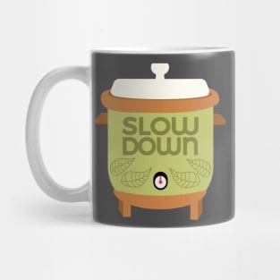 Slow Down Vintage Slow Cooker Mug